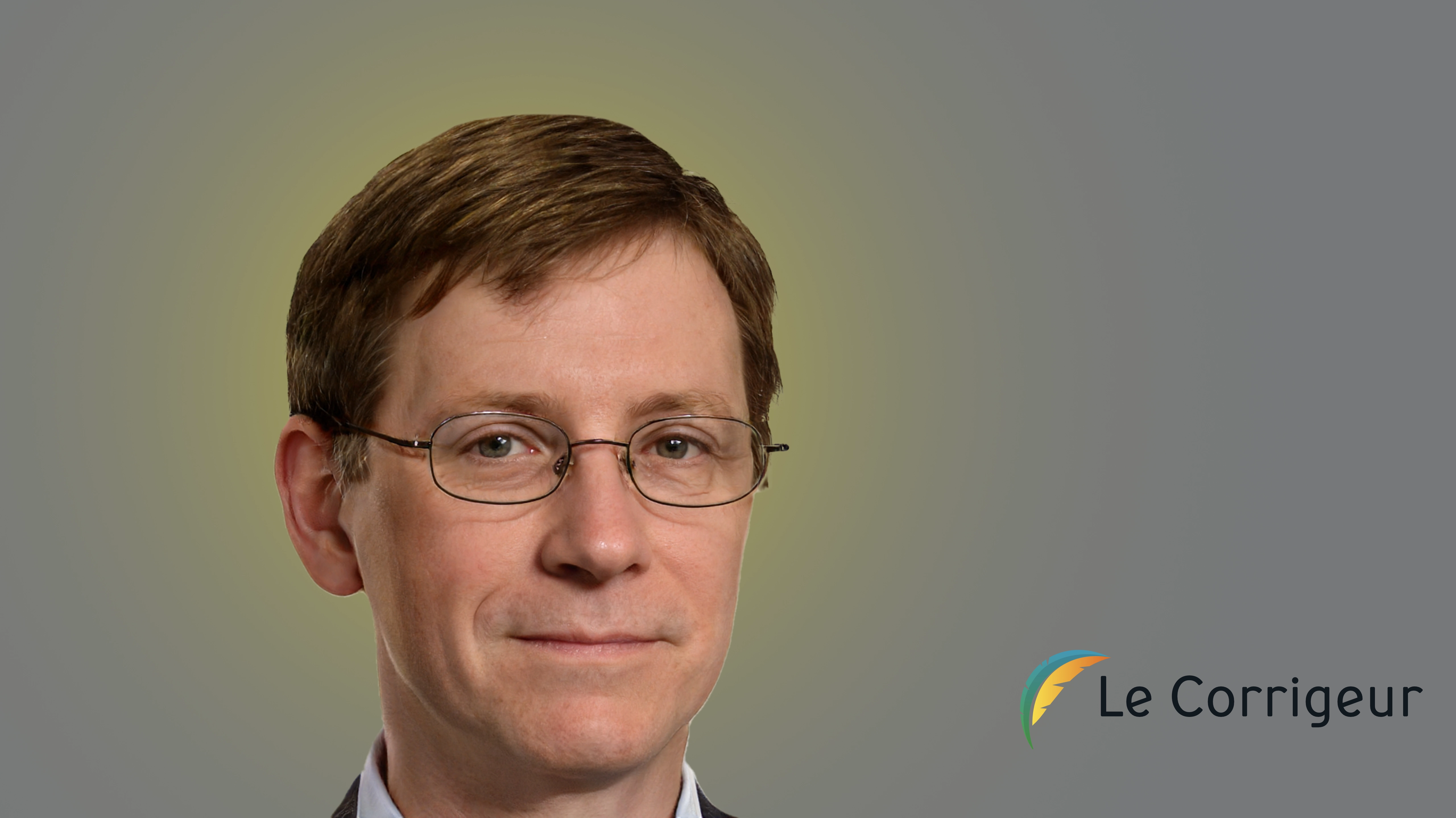 photographie de portrait du corrigeur